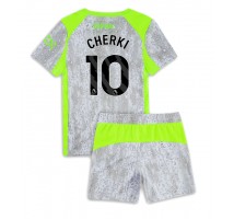 Manchester City Rayan Cherki #10 Koszulka Trzecia dzieci 2025-26 Krótki Rękaw (+ krótkie spodenki)